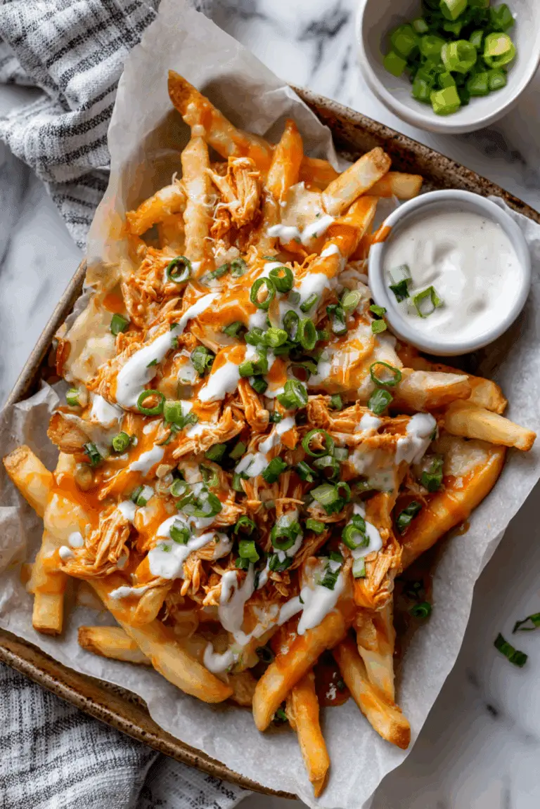 Loaded Buffalo Chicken Fries
