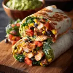 Chicken Avocado Ranch Burritos