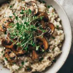 Triple Mushroom Truffle Risotto