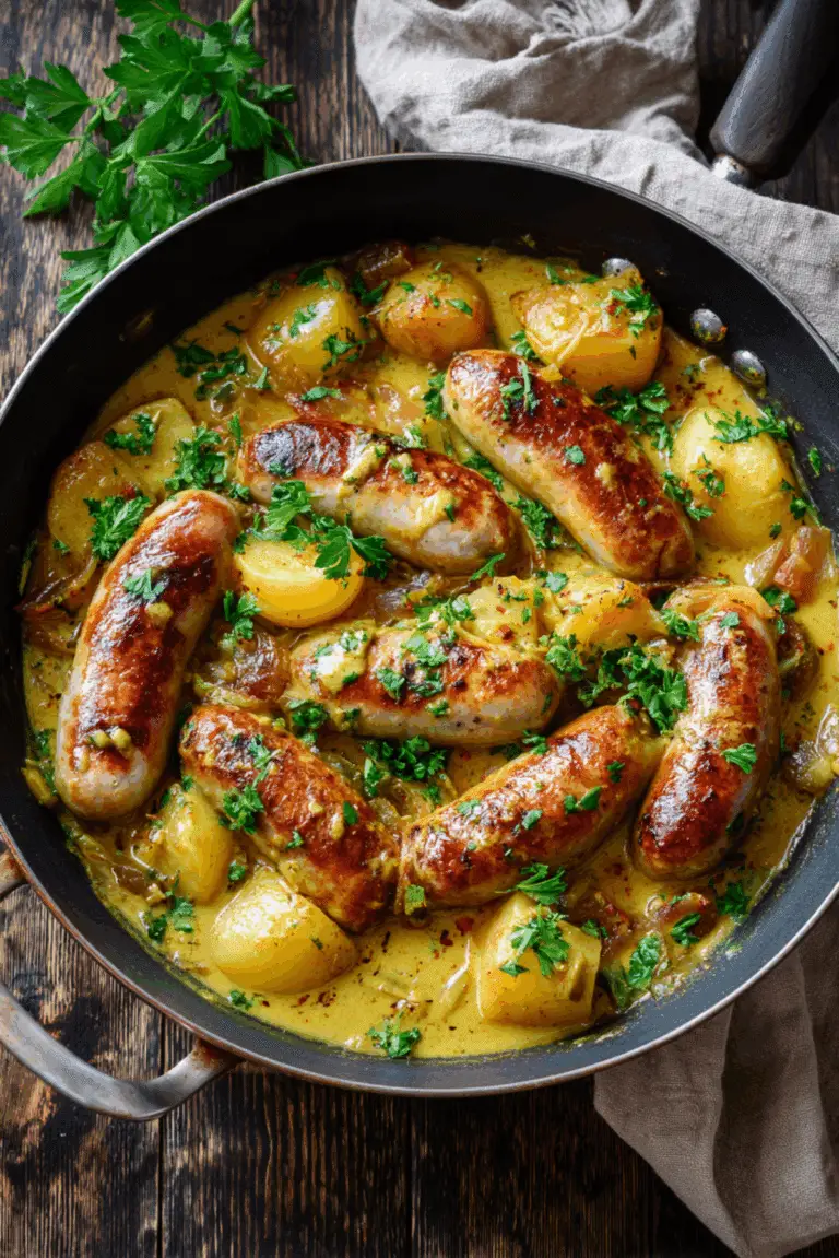 Australian Curried Sausages