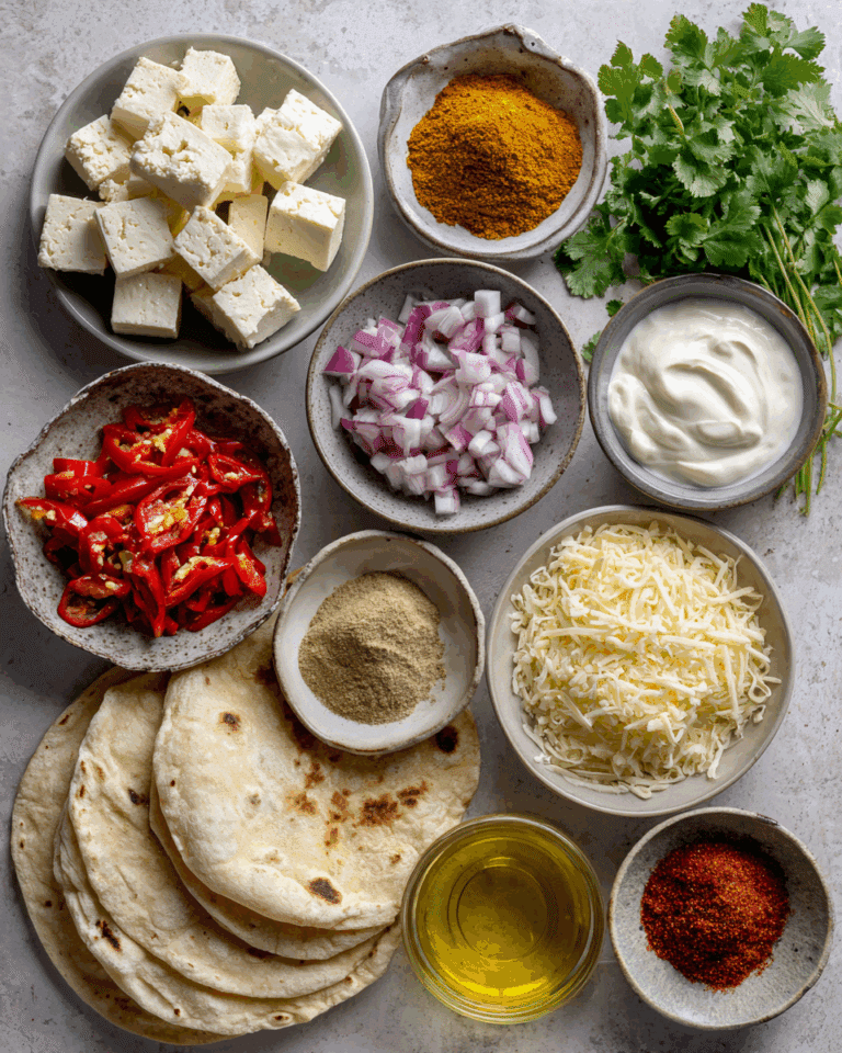 Paneer Tikka Quesadilla - Cookandvibes