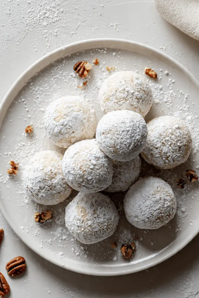 Christmas Snowball Cookies