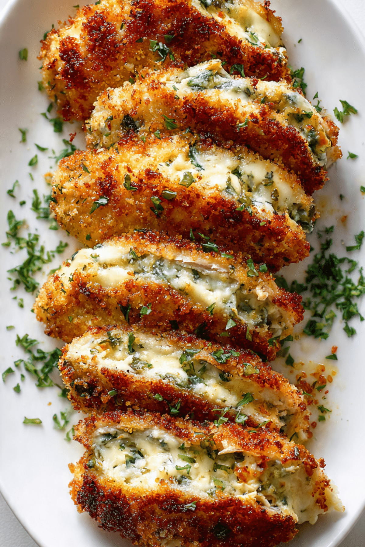 Creamy Garlic & Herb Chicken Stuffing Bake