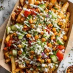 Loaded Mediterranean Street Cart Fries