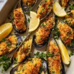 Stuffed Baked Mussels