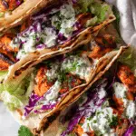 Salmon Caesar Soft Tacos