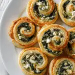 Puff Pastry Kale & Feta Pinwheels