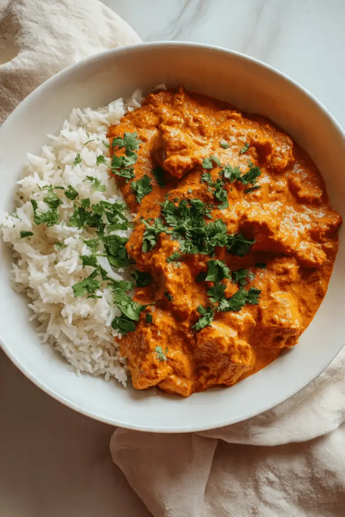 Butter Chicken with Dirty Rice