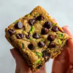 Almond Butter Chocolate Chip Zucchini Bars