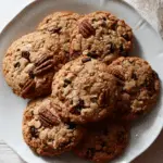 Chewy Maple Pecan Oatmeal Chocolate Chip Cookies