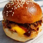 Slow Cooked BBQ Pulled Beef with Cheesy Mash