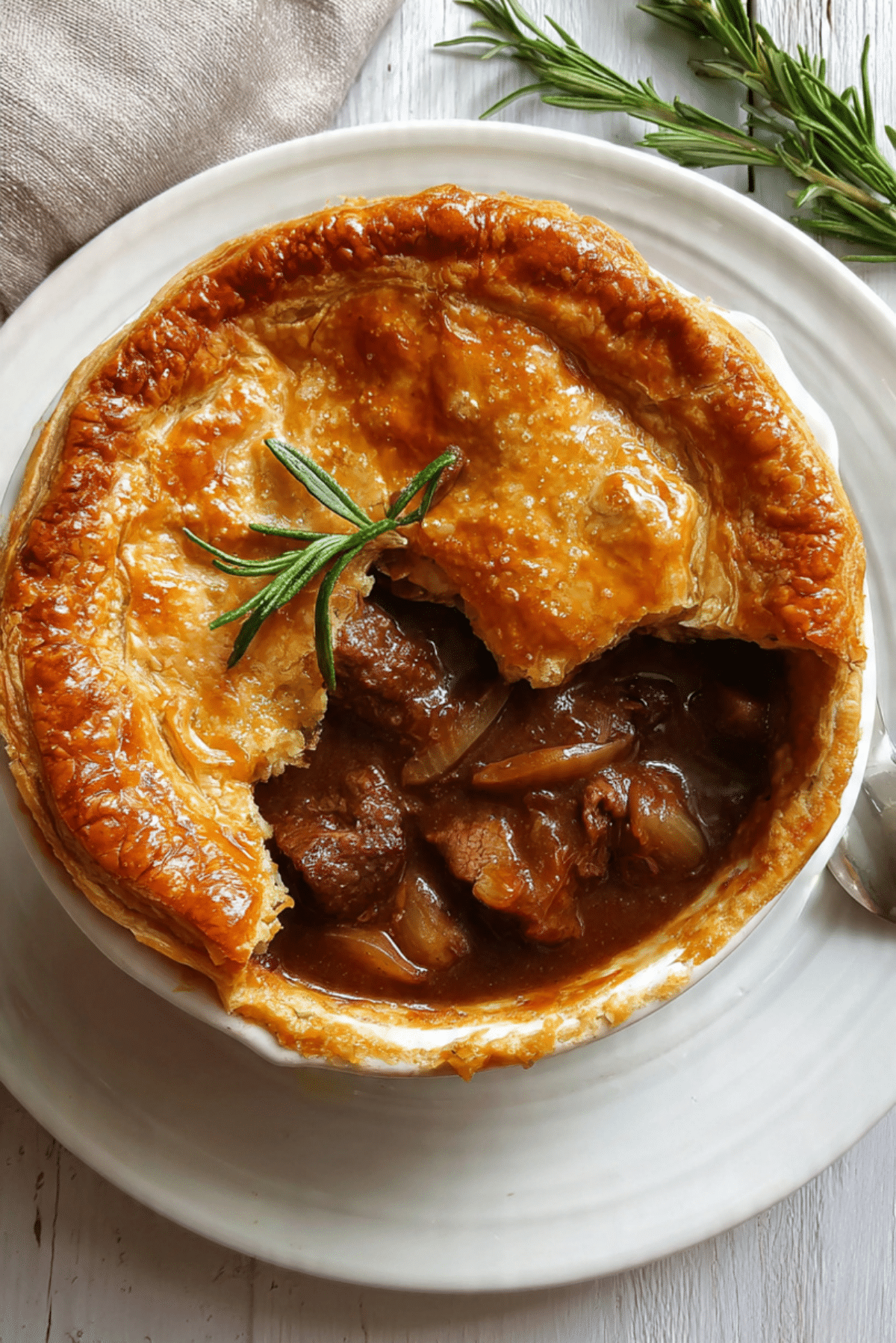 Steak & Guinness Pie