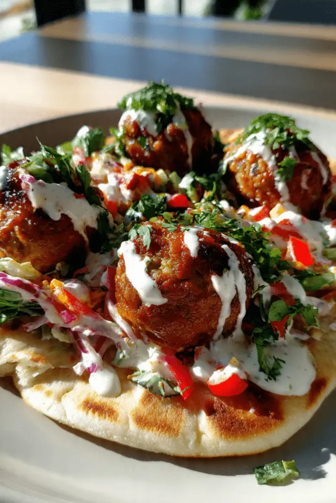 Ginger Chicken Meatball Sandos