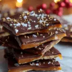 Easy Cracker Toffee with Pecans for Holidays