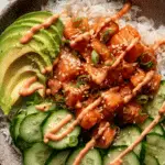 Spicy Salmon Rice Bowls