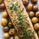 Sheet Pan Salmon with Dill Potatoes