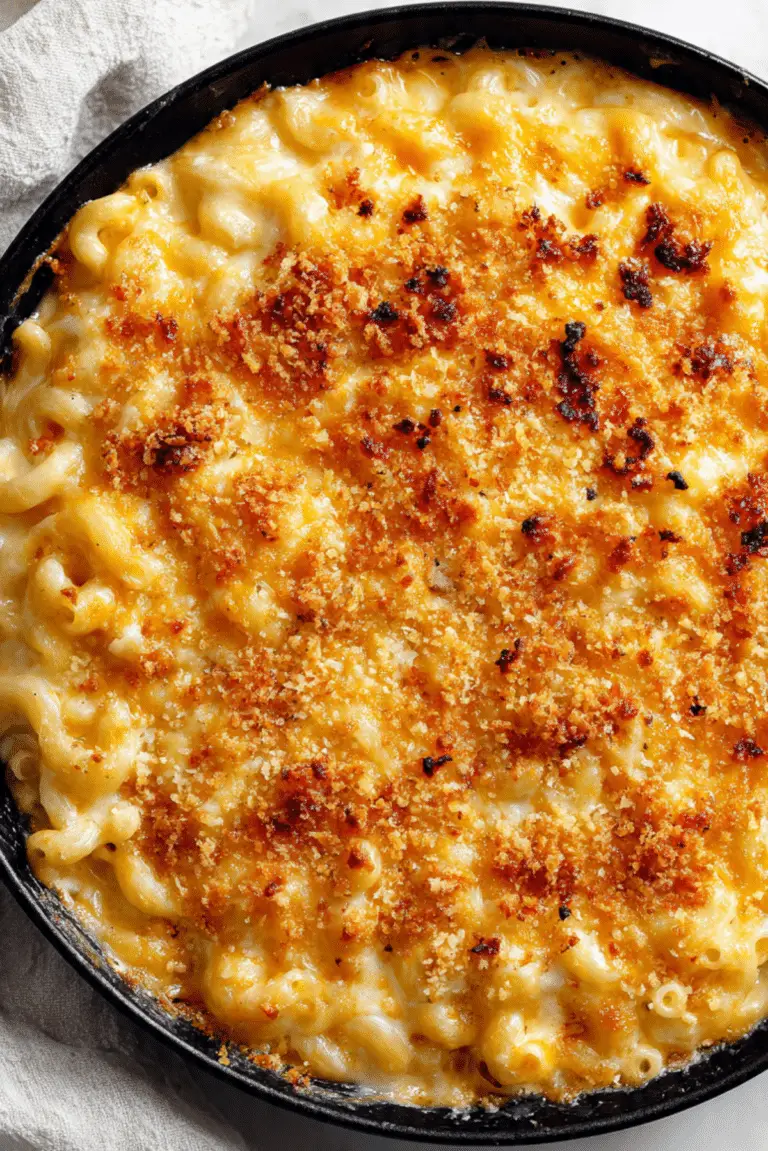 Skillet-Baked Macaroni and Cheese