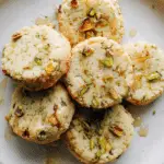 Salty Smoked Pistachio-and-Honey Shortbread Cookies