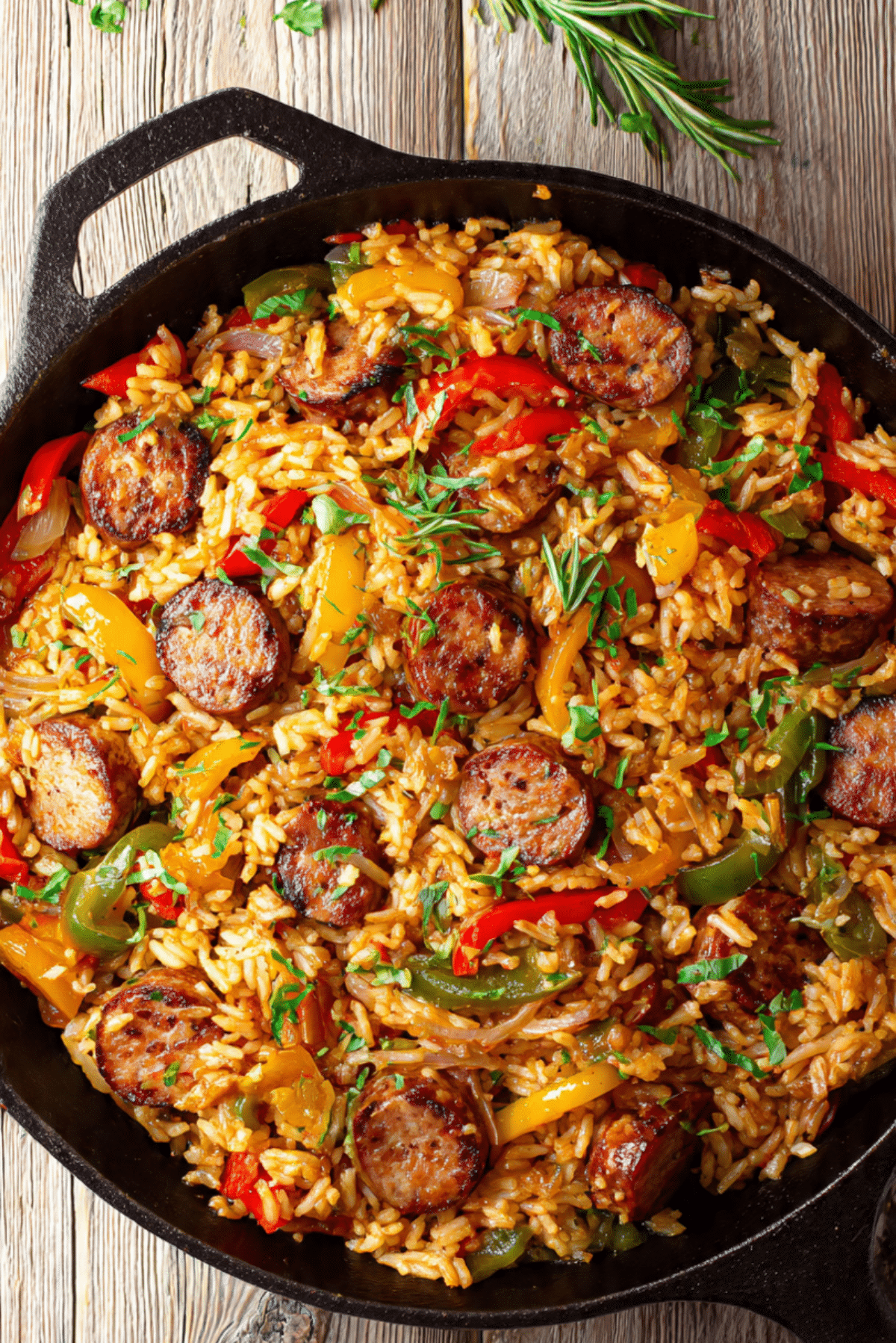 Italian Sausage and Rice Skillet