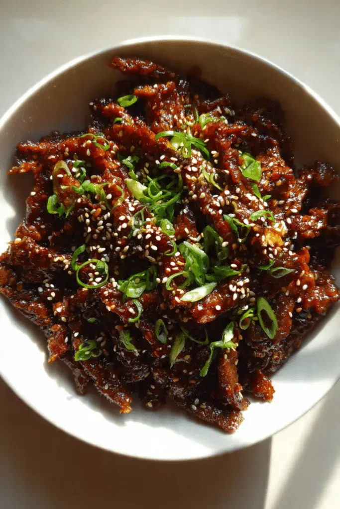 Honey Chilli Shredded Crispy Beef