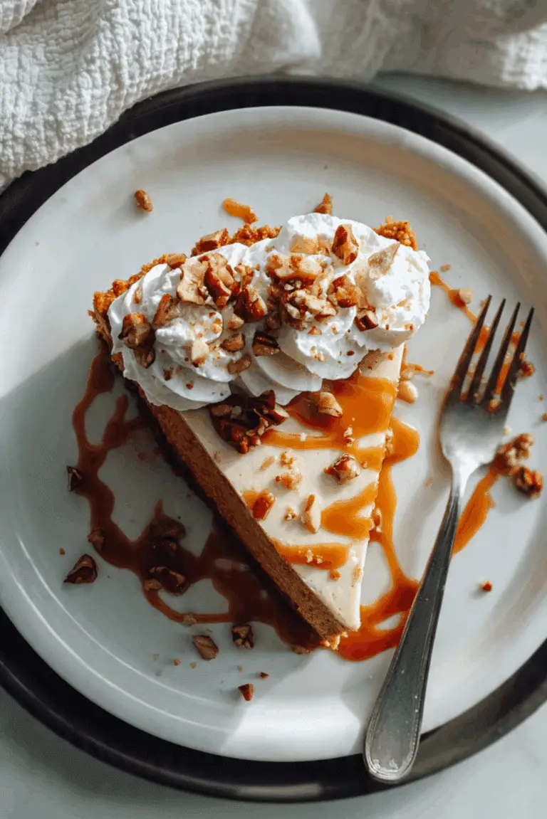 No Bake Pumpkin Apple Cheesecake