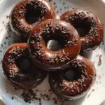 Baked Chocolate Doughnuts with Espresso