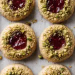 Pistachio Thumbprint Cookies