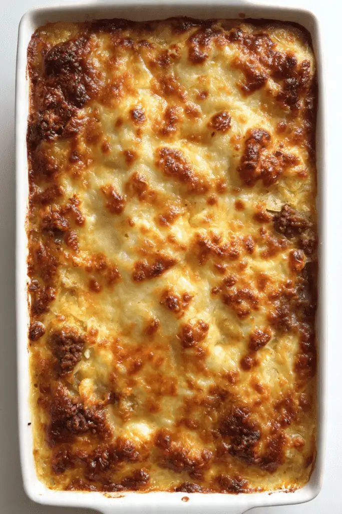 Ground Beef Potato Casserole