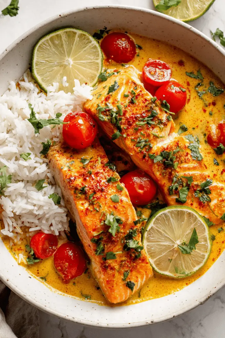 Coconut Curry Salmon