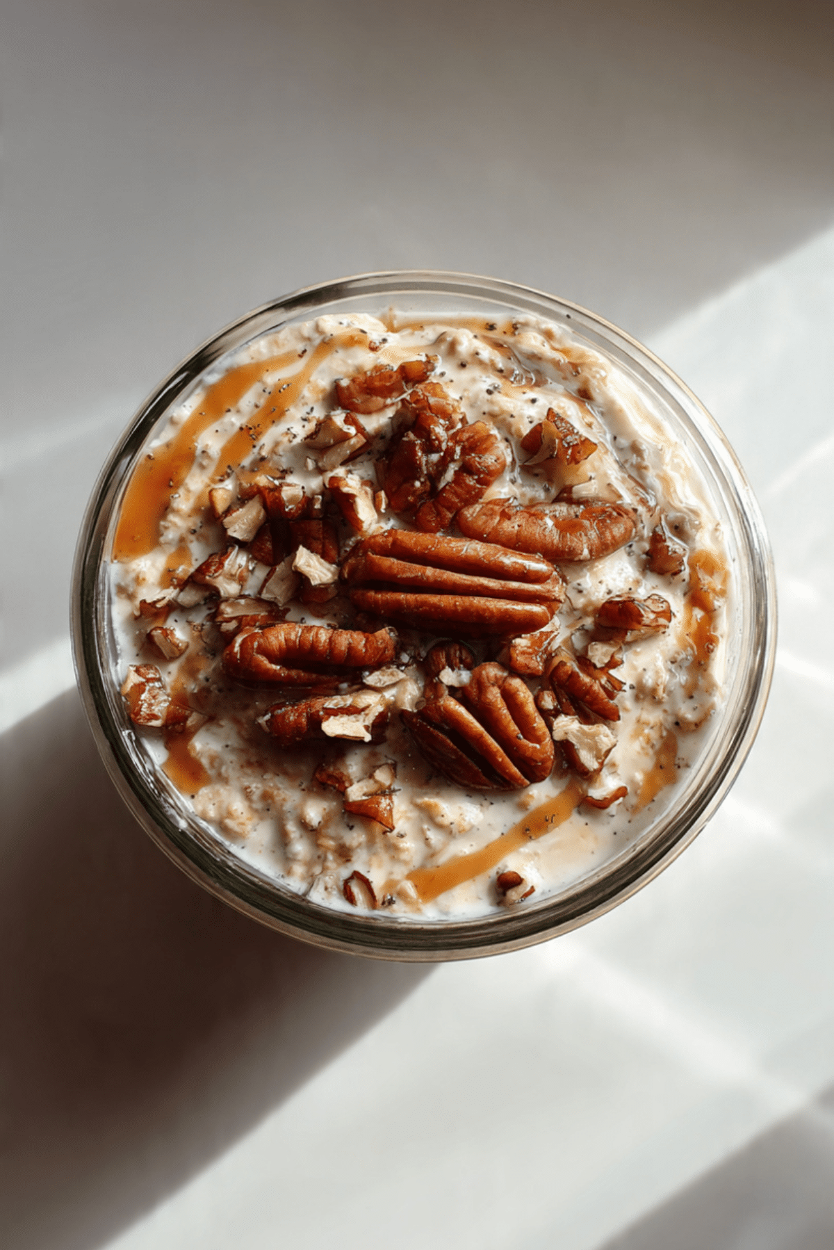 Maple Pecan Overnight Oats Recipe