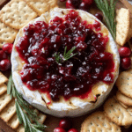 Baked Brie with Cranberry Orange Relish