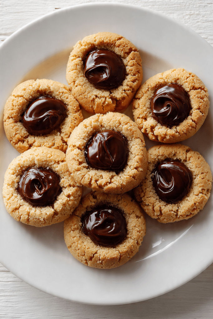 Nutella Thumbprint Cookies