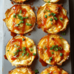 Cheesy Buffalo Chicken Cups