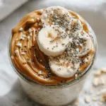 Overnight Oats with Peanut Butter and Banana