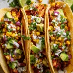 Chipotle Chicken Tacos with Corn Salsa Recipe