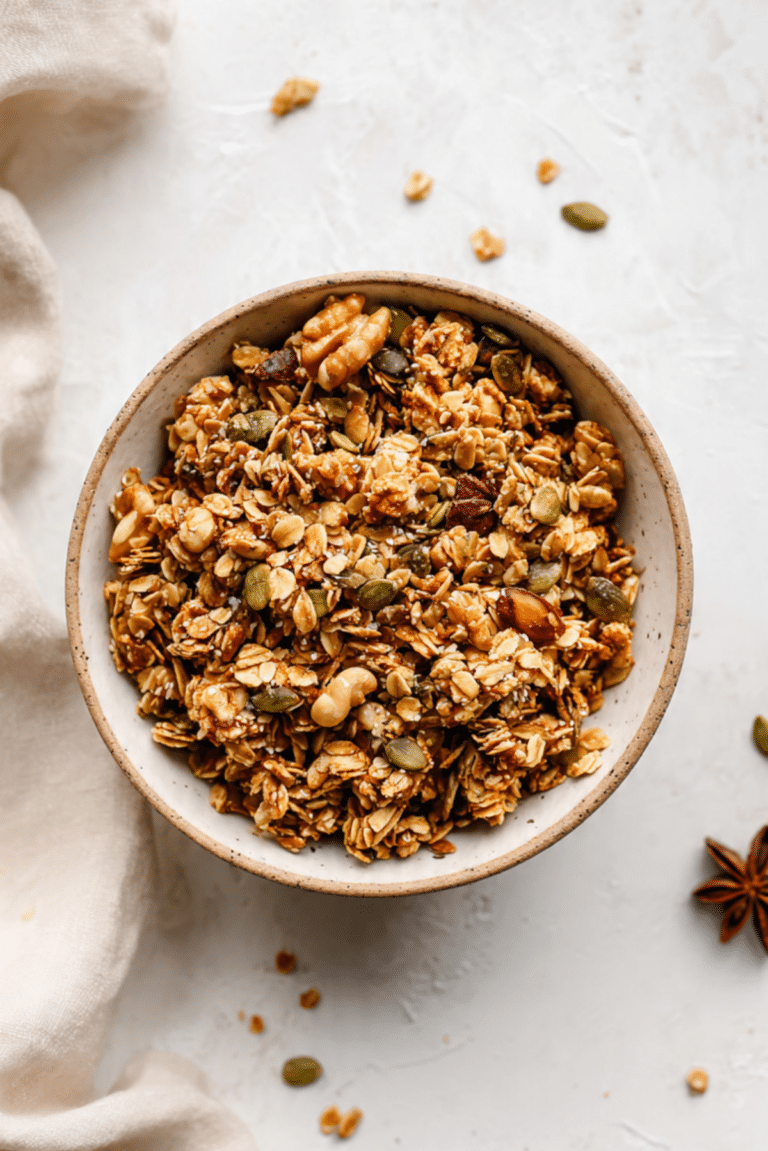 Chai Spiced Granola Recipe