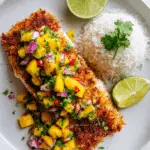 Coconut Crusted Salmon with Mango Salsa Recipe