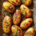 Spicy Roasted New Potatoes