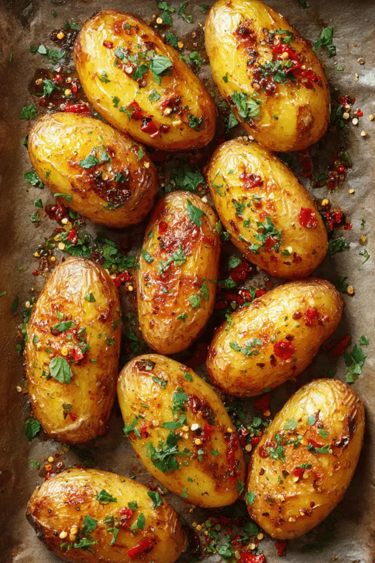 Spicy Roasted New Potatoes