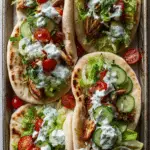Sheet Pan Chicken Pitas with Herb Ranch Recipe