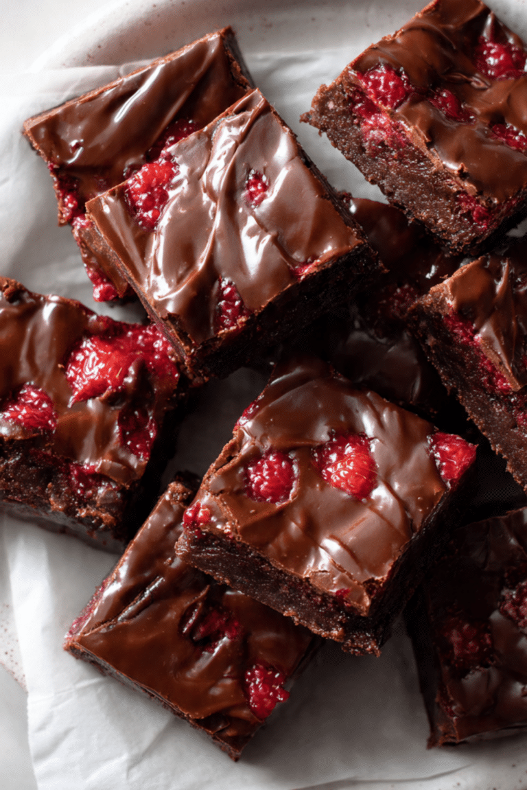 Raspberry Chocolate Bars