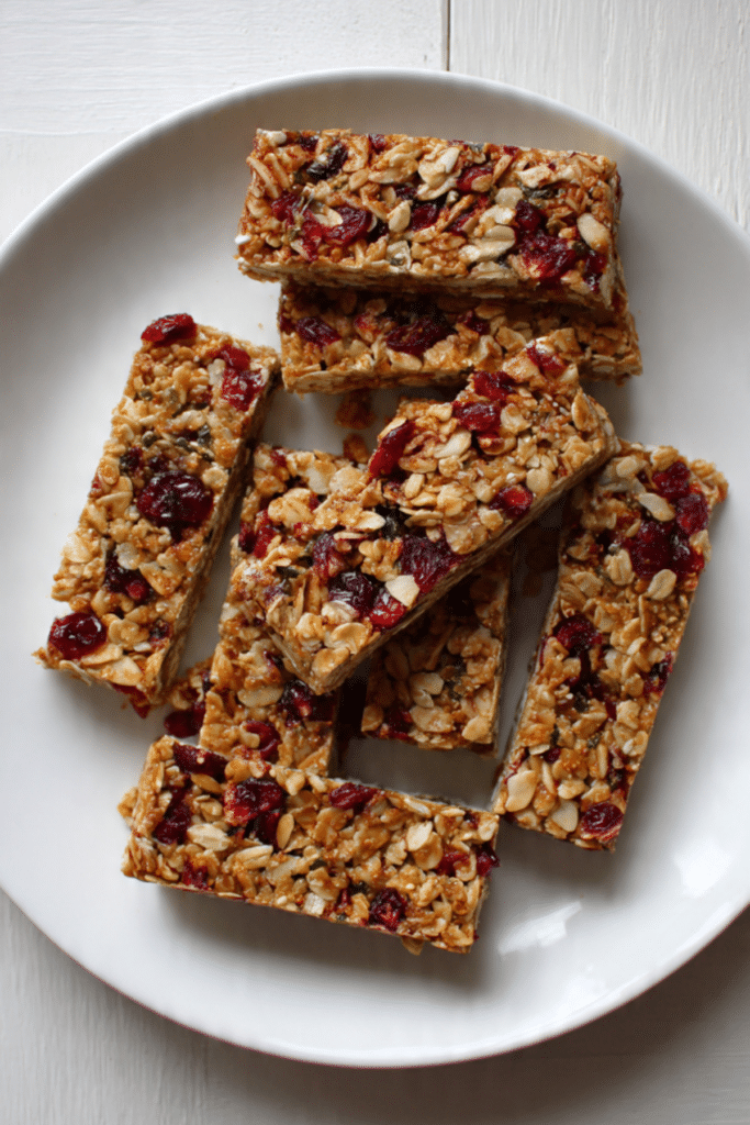 Cranberry Almond Granola Bars Recipe