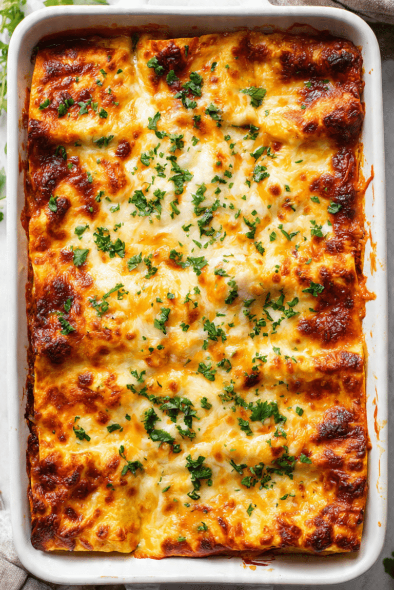 Shredded Chicken Enchilada Casserole Recipe