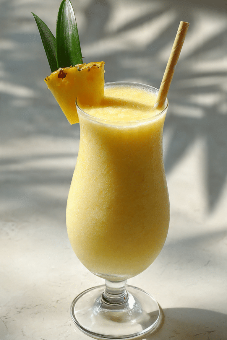 Skinny Tropical Pineapple Smoothie