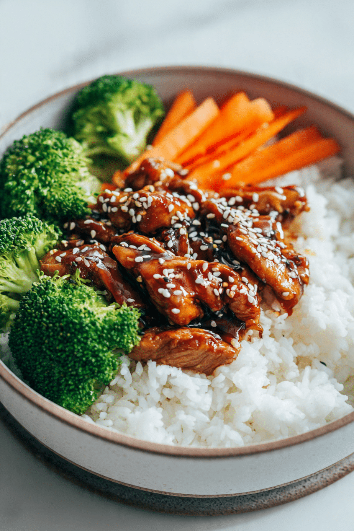 Rice Bowl with Teriyaki Chicken