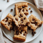 Gooey Chocolate Chip Cookie Bars