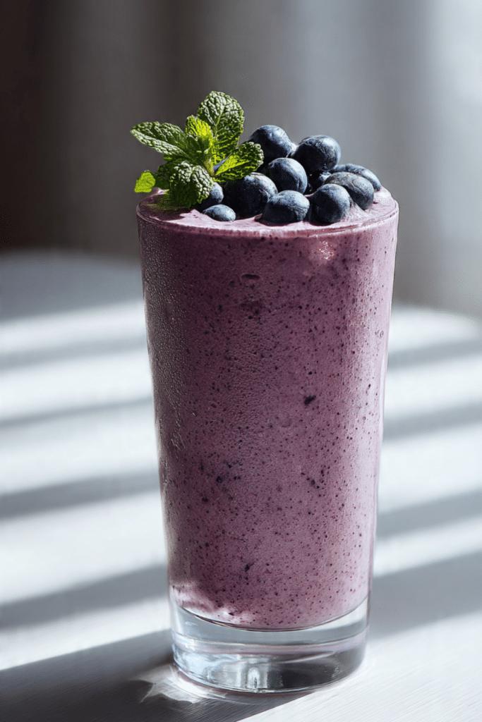 Creamy Blueberry Smoothie