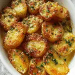 Parmesan Potatoes with Garlic Butter Delight