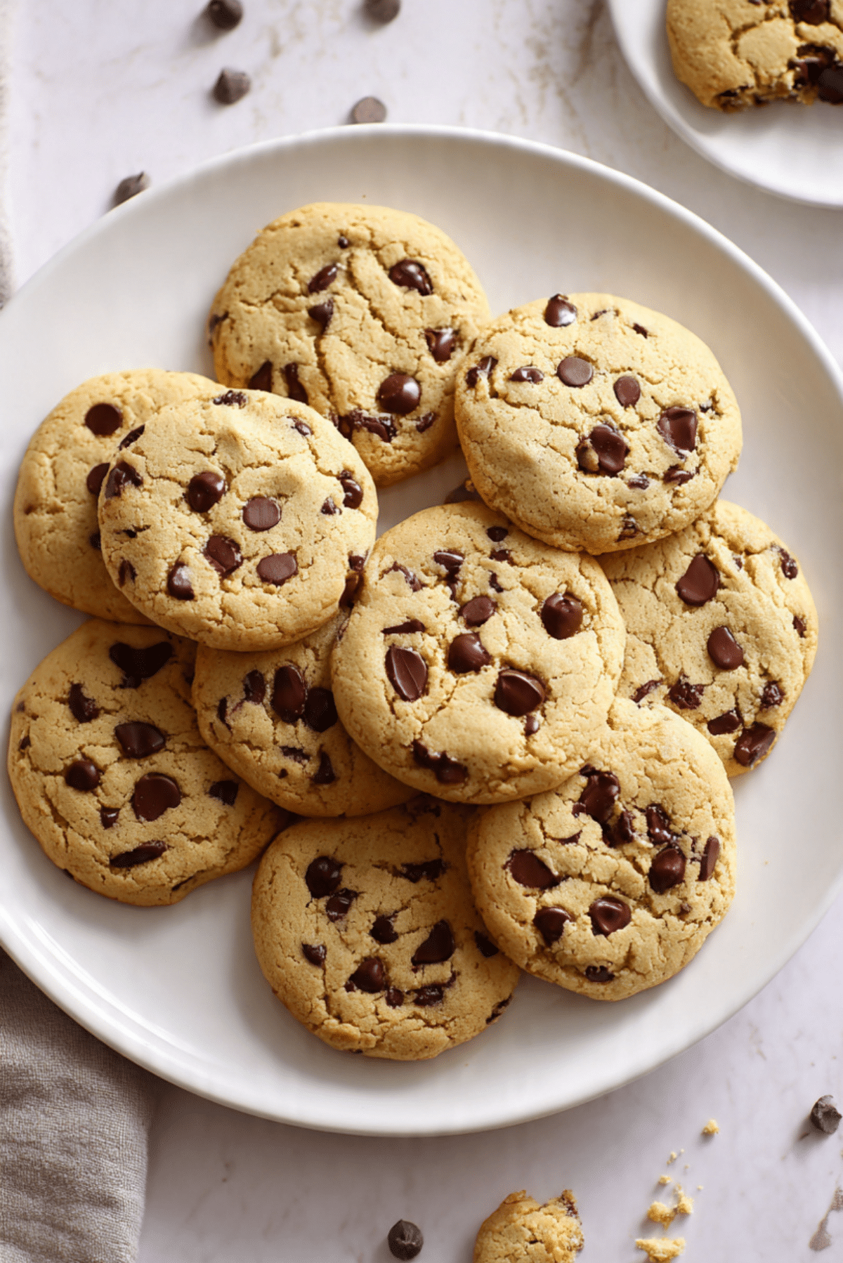 Almond Flour Chocolate Chip Cookies
