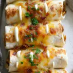 Cheesy Potato Burritos with Crispy Tater Tots